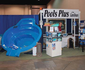 Pools Plus of Carolinas - vendor booth - Carolina Living Show