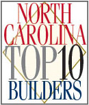 North Carolina Top 10 Builders logo